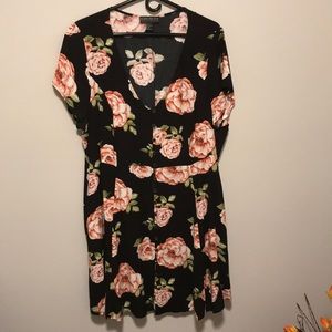 Floral skater dress
